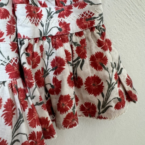 Agua by Agua Bendita Linen Floral Mini Dress XS - Picture 5 of 9